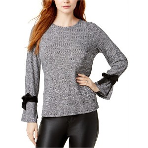 Kensie Womens Tie Sleeve Knit Blouse - 1 of 1