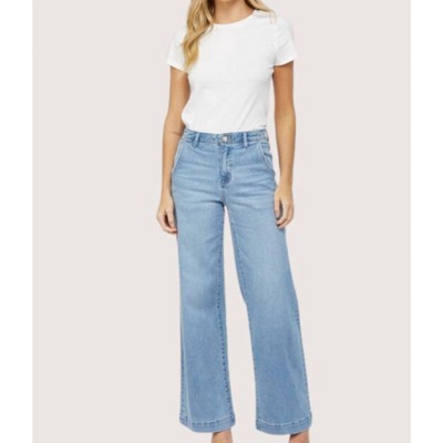 Women's Septimus High Rise Wide Leg Jeans - mica denim