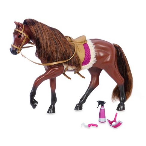 Lori Doll Horse with Accessories - American Quarter Brown - image 1 of 3