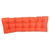 Blazing Needles, 55-inch by 19-inch Tufted Solid Outdoor Spun Polyester Loveseat Cushion - 3 of 3