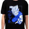 Dragon Ball Z Adult Black Crew Neck Oversized Heavyweight Short Sleeve Tee - 2 of 3
