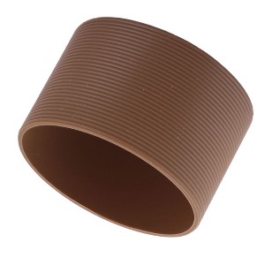 Unique Bargains Silicone Heat-Resistant Reusable Nonslip Glass Bottle Mug Cup Sleeves - 1 of 3
