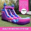Pogo Bounce House Crossover Kids Inflatable Water Slide, Pink with Blower, 12 ft - 3 of 4