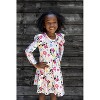 Disney Mickey Mouse & Friends Kids Girls Ruffle Sleeve Dress Long Sleeve A Line Dresses - 4 of 4