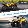 24 Volt Licensed Can-Am Electric ATV for Kids, 2WD/4WD Ride on Toys with Music, Leather Seat, Bluetooth, USB, 5 Mph Max 800W 4 Wheeler for Toddlers - 3 of 4