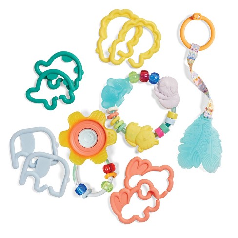Mattel Fish Teether Fisher Price & Infantino Elephant Rattle Baby Toys
