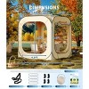 12x12 FT Instant Pop-Up Tent – All-Weather Shelter with Clear TPU Windows, Windproof & Rainproof for 2-10 People, Portable for Camping, Fishing - 3 of 4