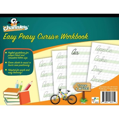 Channie's Easy Peasy Cursive Workbook