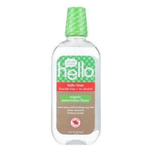 Hello Organic Watermelon Flavored Kids Rinse - 16 fz - 1 of 4