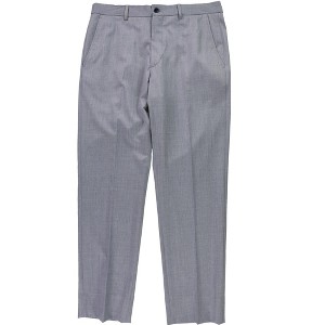 Armani Mens Heathered Dress Pants Slacks, Blue, 34W x 30L - 1 of 3