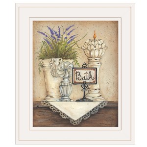 Bath Print By Mary Ann June, Ready to Hang Framed Print, White Frame - 1 of 1