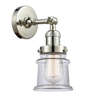 Canton - 1 Light Wall Sconce In Industrial Style-11 Inches Tall and 5.25 Inches Wide