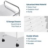 Yaheetech Drawers Rolling Storage Cart Mobile Storage Bin Trolley - 4 of 4