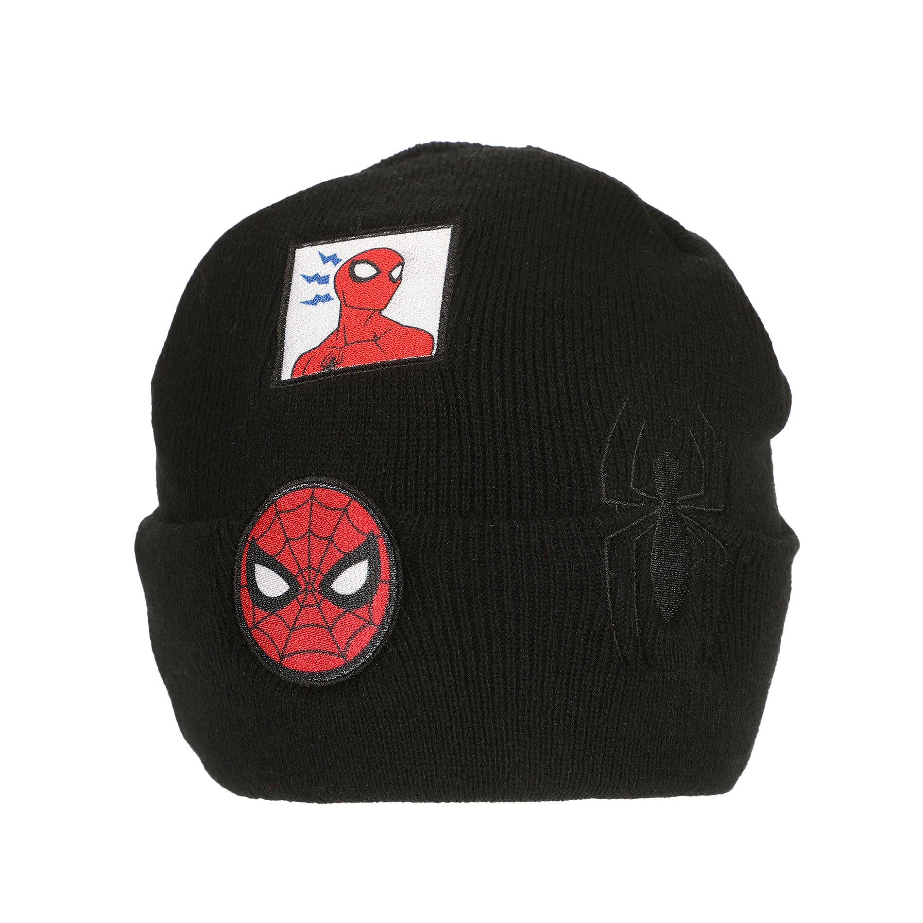Spider-Man Classic Thwip Thwip Adult Ribbed Knit Beanie