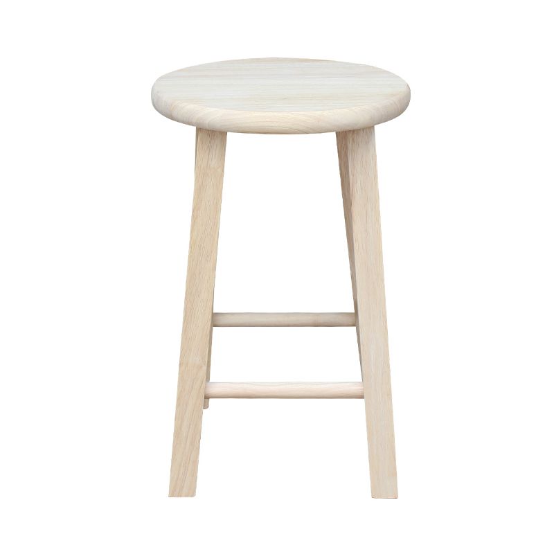 Round Top Barstool Unfinished - International Concepts, 3 of 9