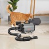 VEVOR Dog Dryer, 2000W/2.7HP Dog Blow Dryer, Pet Grooming Dryer with Adjustable Speed and Temperature Control, Pet Hair Dryer, Grey and Black - 2 of 4