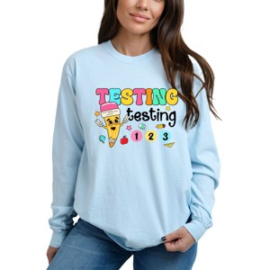 Simply Sage Market Testing 1 2 3 Pencil Garment Dyed Long Sleeve - 1 of 4