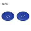 Unique Bargains Resin Craft Snap Round Flat 4-Hole Sewing Buttons 50 Pcs - 3 of 4