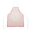 Unique Bargains Christmas Aprons Linen Red Beige 21.65"x26.77" 1 Pcs - 4 of 4