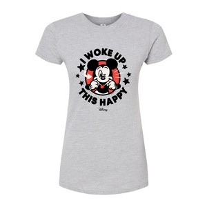Women's - Disney - Mickey & Friends Fitted Graphic T-Shirt - 1 of 3
