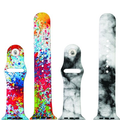 Olivia Pratt Printed Silicone Apple Watch Band
