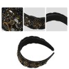 Unique Bargains Women's Bling Rhinestone Wide Edge Headband 5.12"x1.89" 1Pc - 3 of 4