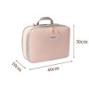 Anna-Kaci Travel Toiletry Bag Organizer with Handle and Dual Zipper Compartments - Pink - 4 of 4
