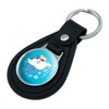 Frosty The Snowman Snow Days Black Leather Keychain - 2 of 4
