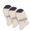 Anna-Kaci 3-Pack Women's Cartoon Embroidered Cotton Ankle Socks with Stripes and Color Speckle Design - 4 of 4