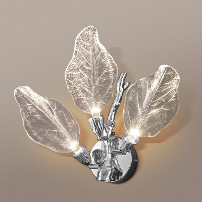 Modern 3 Leaf Wall Light Dimmable LED Light