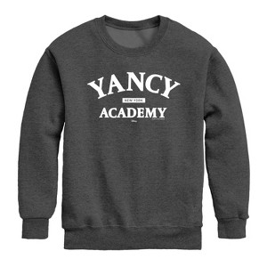 Boys' - Disney - Yancy Academy Graphic Long Sleeve Fleece Sweatshirt - 1 of 3