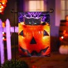 Evergreen Kitten in Pumpkin Bucket Lustre Garden Flag 12 x 18 Inches Indoor Outdoor Decor - 3 of 4