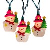 Kurt Adler Indoor/Outdoor UL 10-Light Snowman with Christmas Tree Light Set, 9ft - 2 of 4