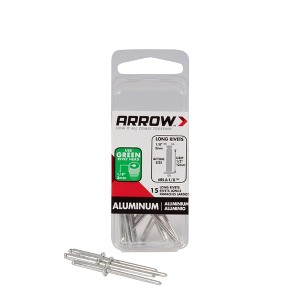 Arrow RLA1/8IP Long Aluminum 1/8-Inch Pop Rivets, 100-Pack : Target