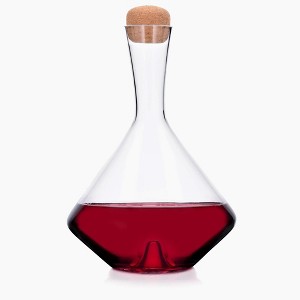 DUKA 1.5-Liter Glass Decanter with Cork Stopper - 1 of 3