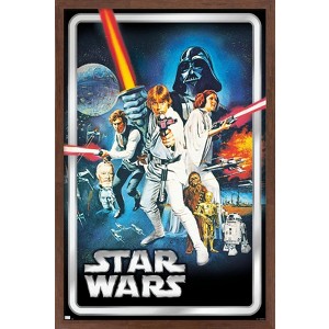Trends International Star Wars: A New Hope - Classic Pose Framed Wall Poster Prints - 1 of 4