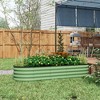 Outsunny Galvanized Raised Garden Bed Kit, Metal Planter Box with Safety Edging - 2 of 4