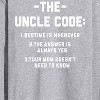 Men's - Instant Message - The Uncle Code Long Sleeve Graphic T-Shirt - 2 of 4