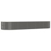 vidaXL Durable Corten Steel Planter - Weather-Resistant Rectangle Raised Bed for Outdoor Planting - 24.4"x11.8"x11.4" - Easy to Assemble Garden Décor - 2 of 4