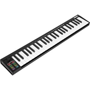MIDI Keyboard with 8 Drum Pads, Knobs & Display - Compact for Home Studio & DAW - 1 of 4