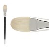 Creative Mark Pro Stroke Premium White Chungking Hog Bristle Artist Paint Brush - Filbert - Natural Bristle Brush w/ Great Control Suitable for Oils, - 2 of 4