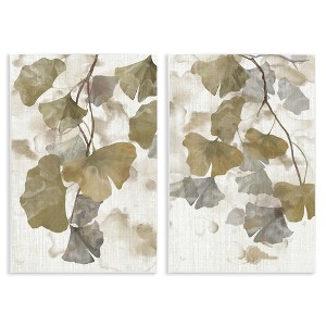 Stupell Industries Rustic Gingko Leaves, 13" x 19" - 1 of 4