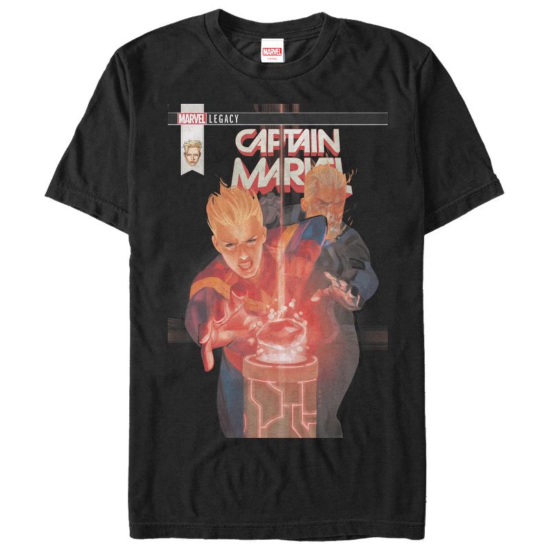 Men's Marvel Legacy Captain Marvel T-Shirt, 1 of 5