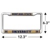 Montana State University School Logo Full Size Standard License Plate Metal Frame - 4 of 4