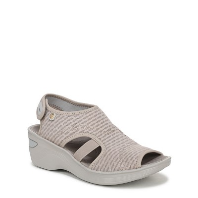 Bzees Cheerful Sandali Donna – Bianco Brillante – 38 EU Larga – Lavabili In Lavatrice