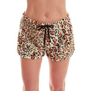 Just Love Womens Cozy Plush Printed Pajama Shorts -PJs for Women - 1 of 3