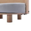 Dog Couch,26" Washable Removable Dog Beds with Solid Wood Legs and Bent Wood Back, Dog Couch with Velvet Cushion for Large and Small Dog and Cat - 4 of 4