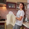 PiccoCasa Waffle Weave Kitchen 100% Cotton Soft Absorbent Quick Drying Washing Dish Towels 4 Packs - 3 of 4
