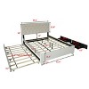 NicBex Queen Size Upholstered Platform Bed with Trundle and 2 Drawers for Adults/Boys/Girls - image 3 of 4