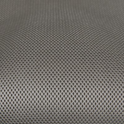 ErgoFlex Light Gray Mesh Drafting Chair with White Frame and Chrome Accents